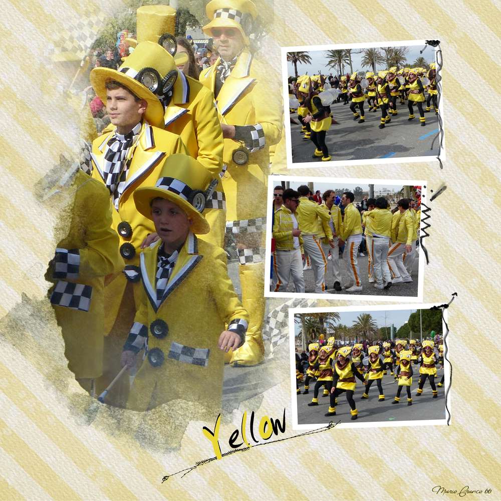 SCRAPTOBER 2019 18 JAUNE