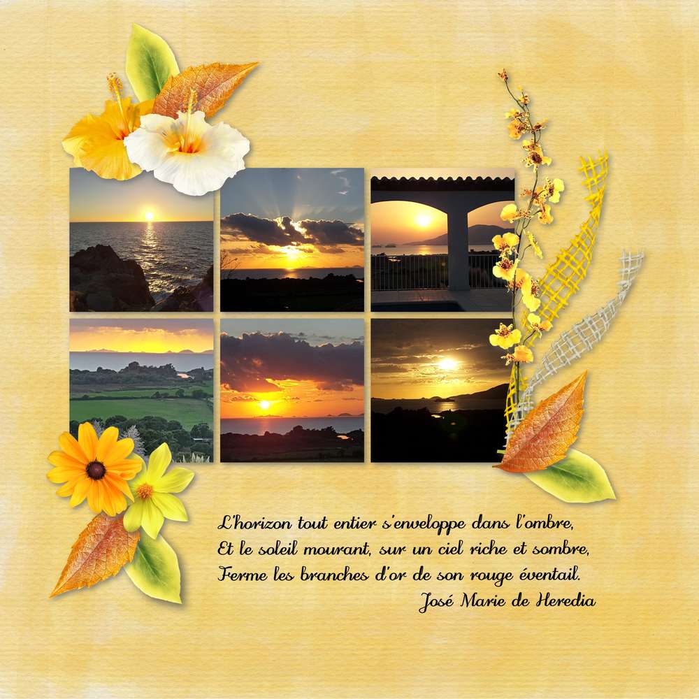 Scraptober 2019 - jaune