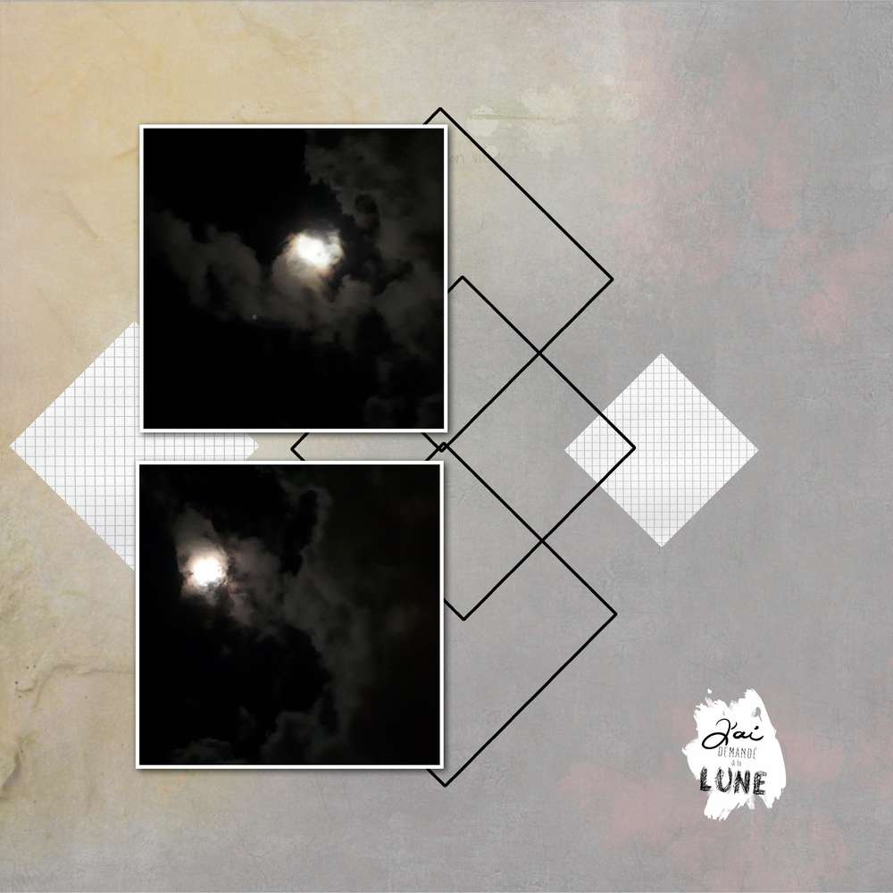 Scraptober 2019 - Lune