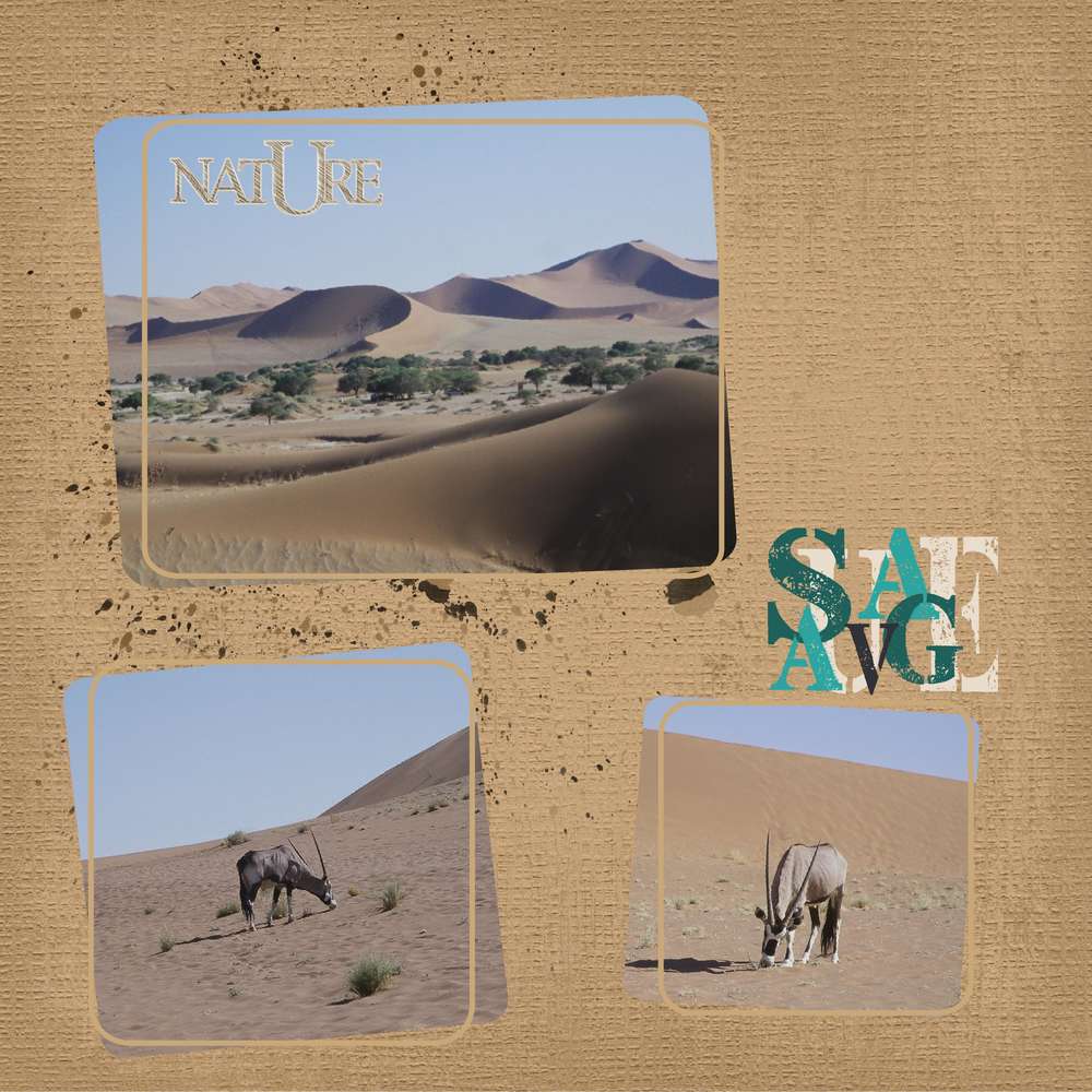 Scraptober 2019 - Sauvage