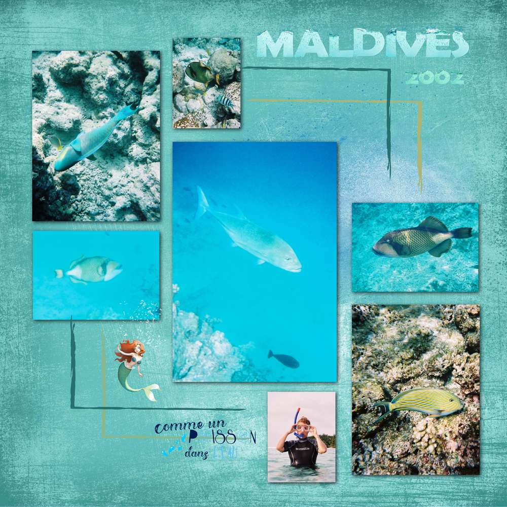 Scraptober 2019 - Sous l'eau