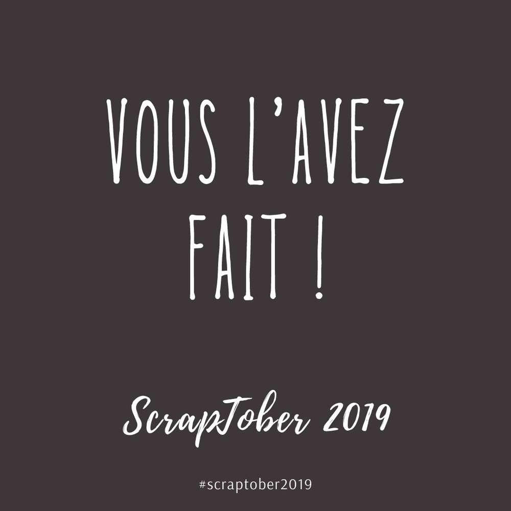 SCRAPTOBER 2019