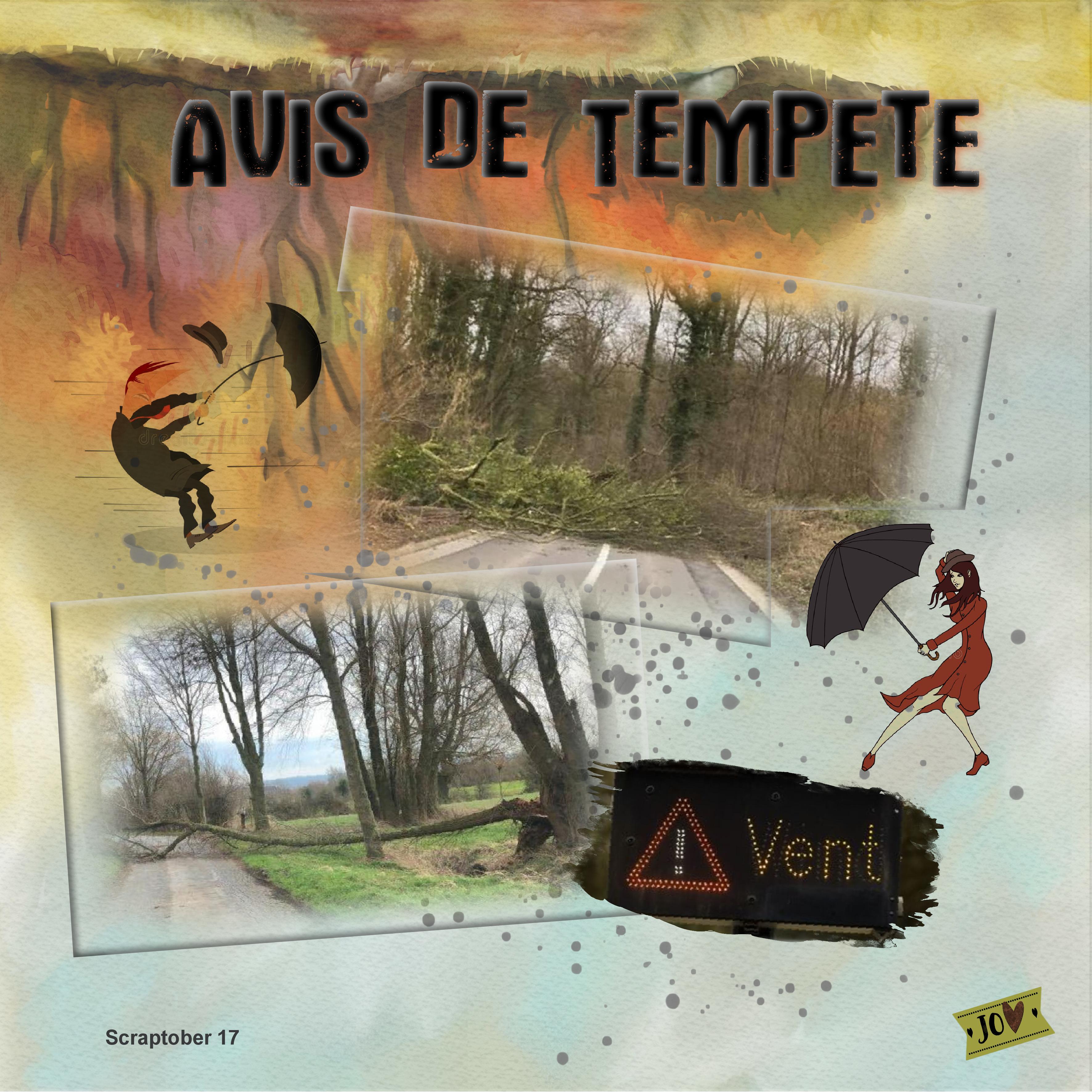 scraptober 2020#17 tempête