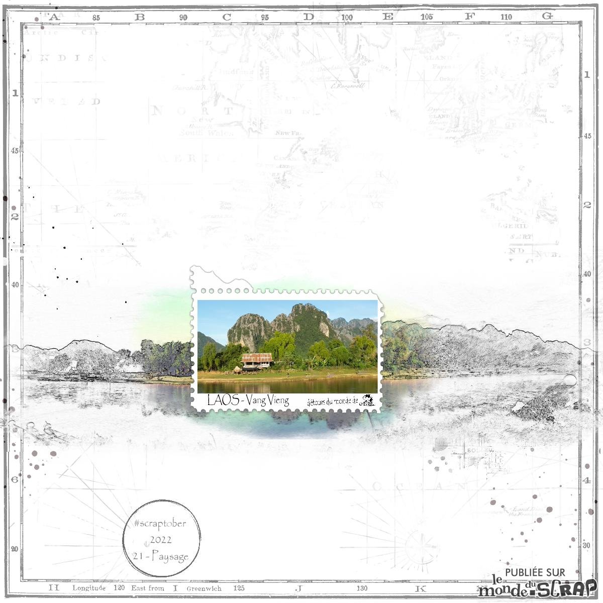 Scraptober 21 - Paysage