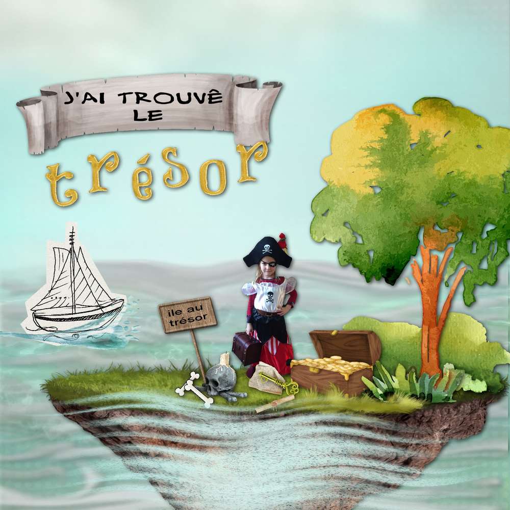 scraptober 21 trésor