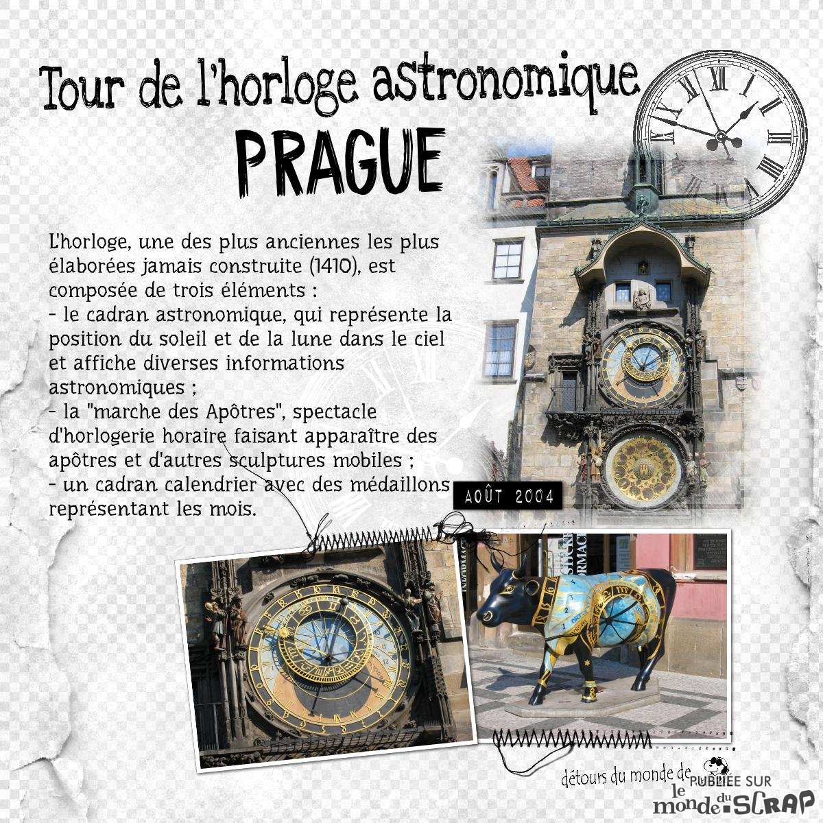 Scraptober 24 horloge