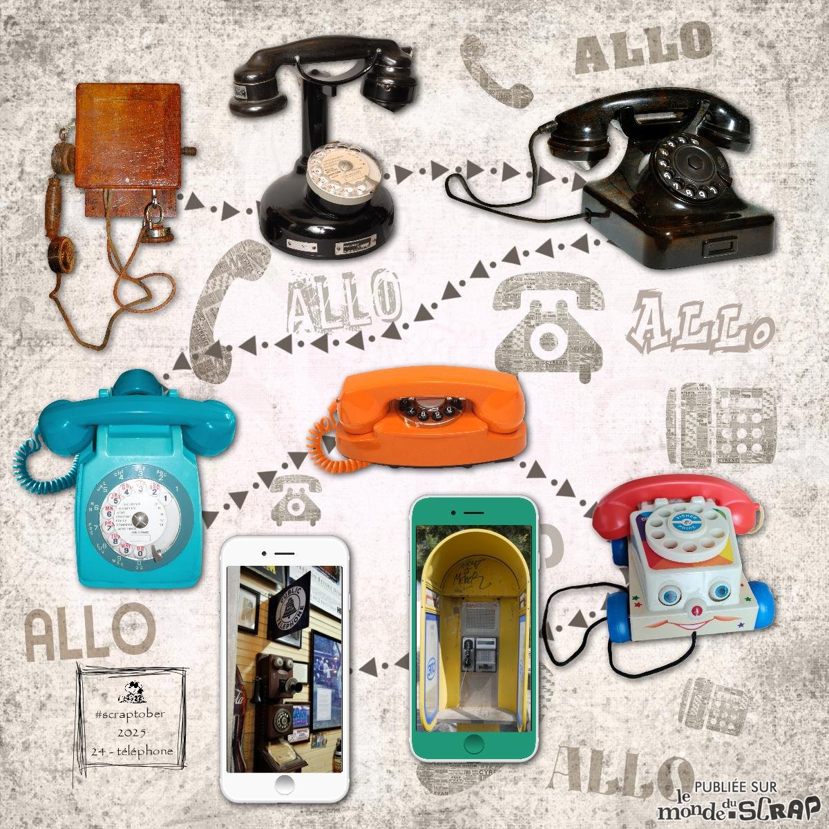 Scraptober #24 Téléphone