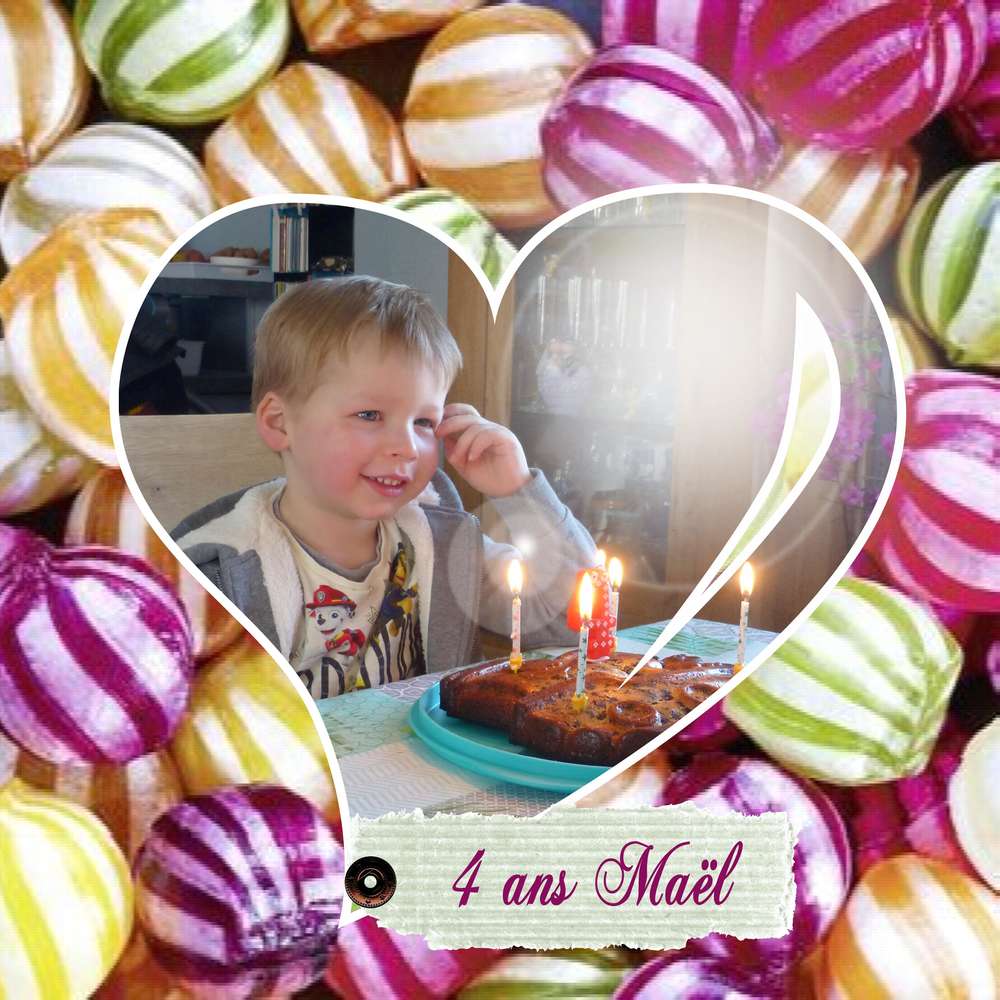 scraptober 27- anniversaire