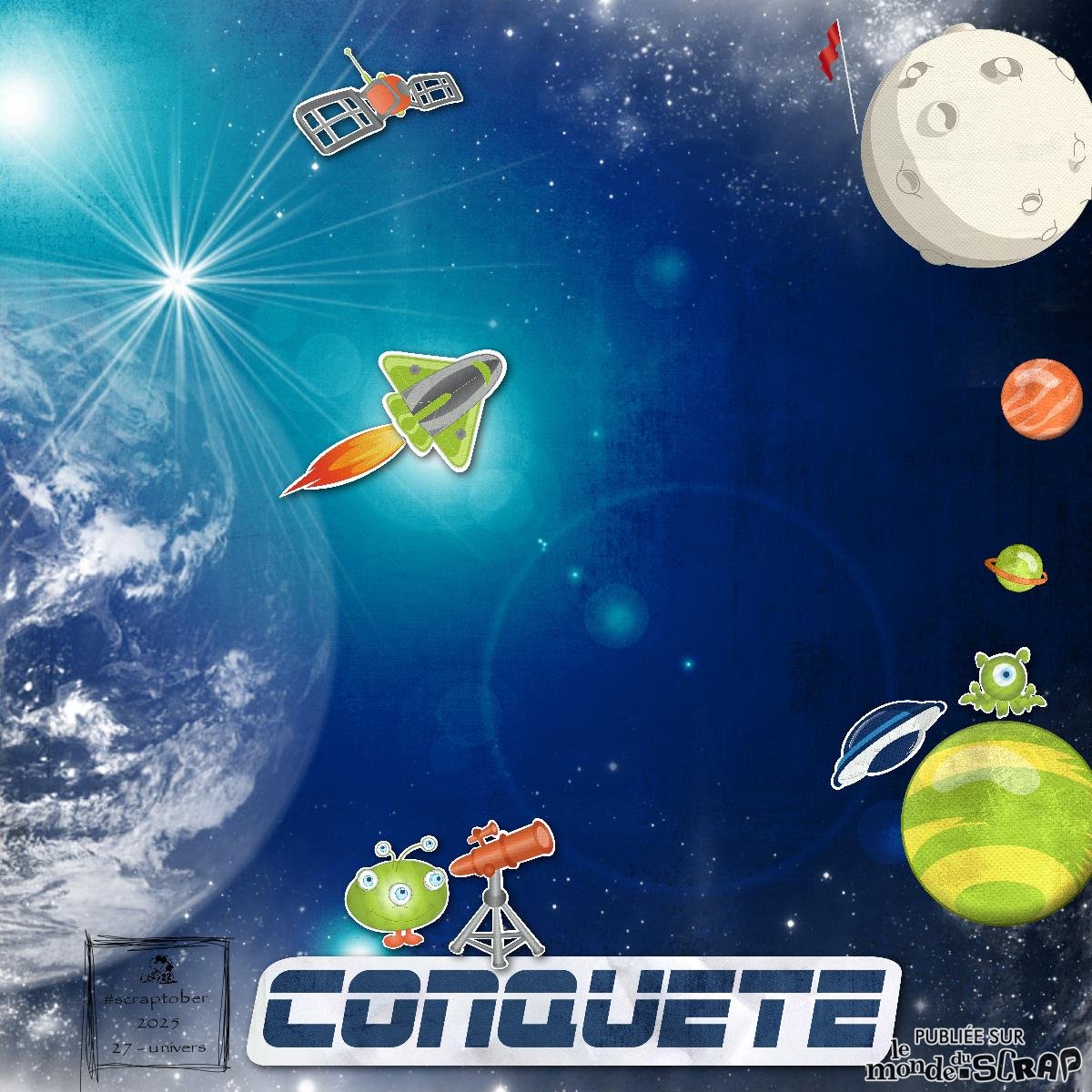 Scraptober #27 - Univers