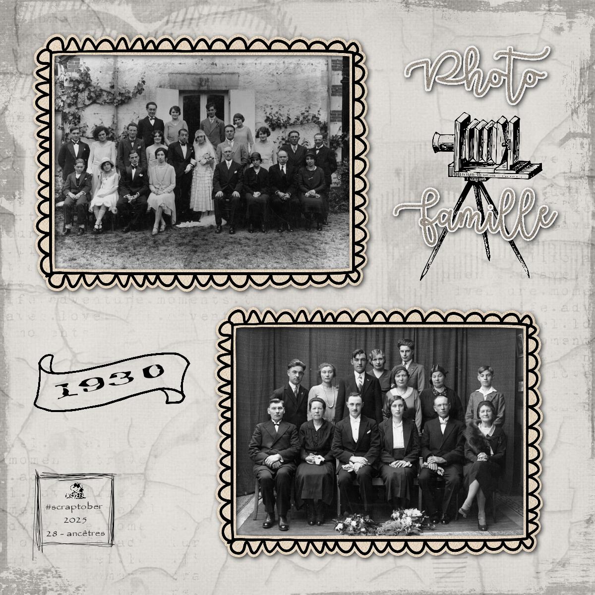 Scraptober #28 - Ancêtres