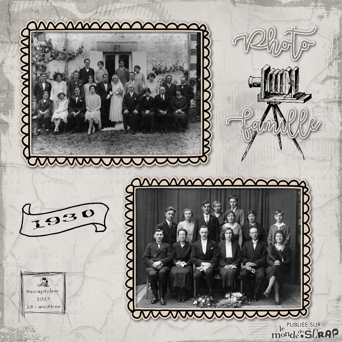 Scraptober #28 - Ancêtres