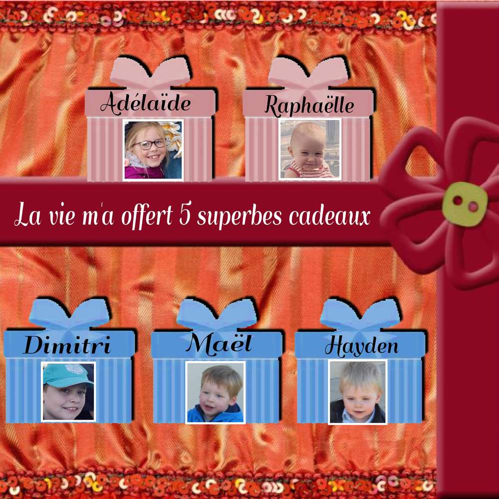 scraptober 28 : cadeau