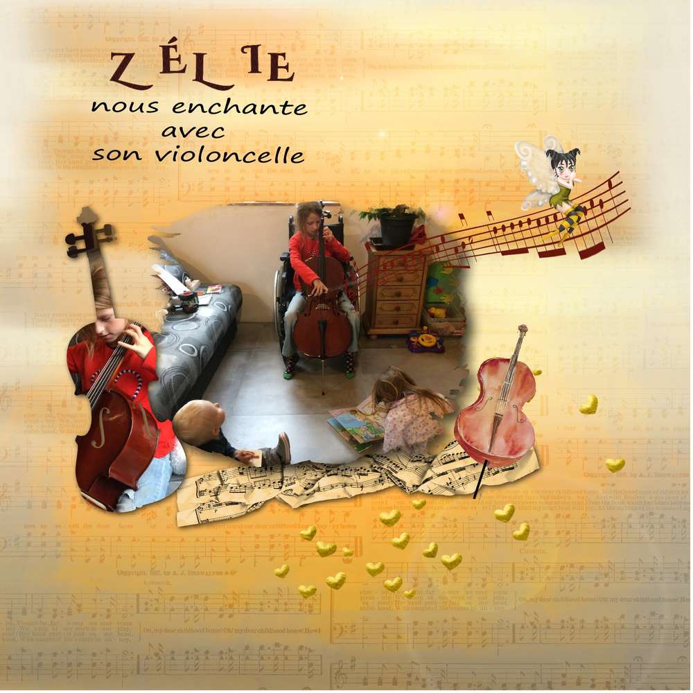 scraptober 7 enchanté