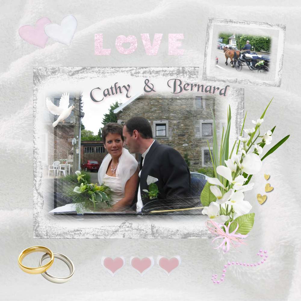 Scraptober 9 mariage