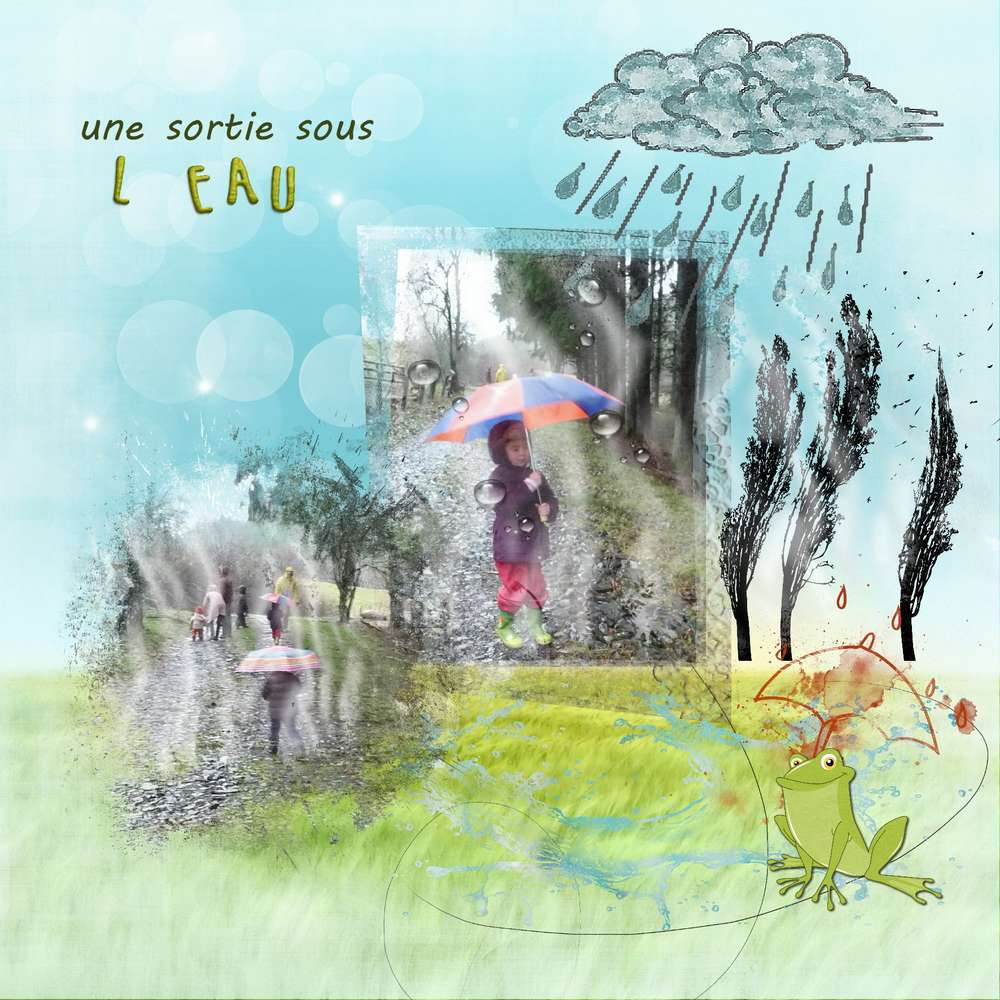 Scraptober  9 sous l'eau