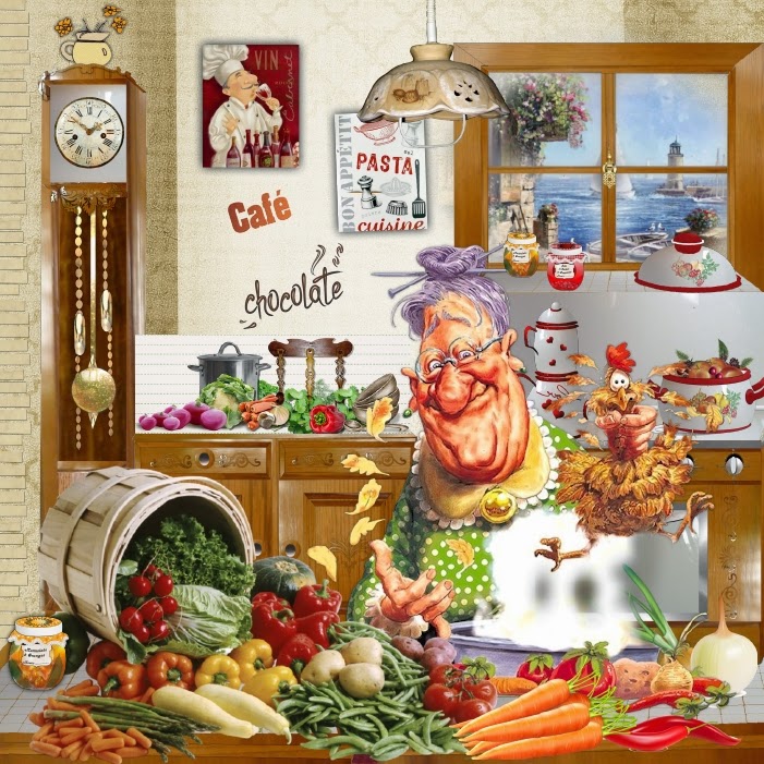 Scraptober Jour 17 Cuisine