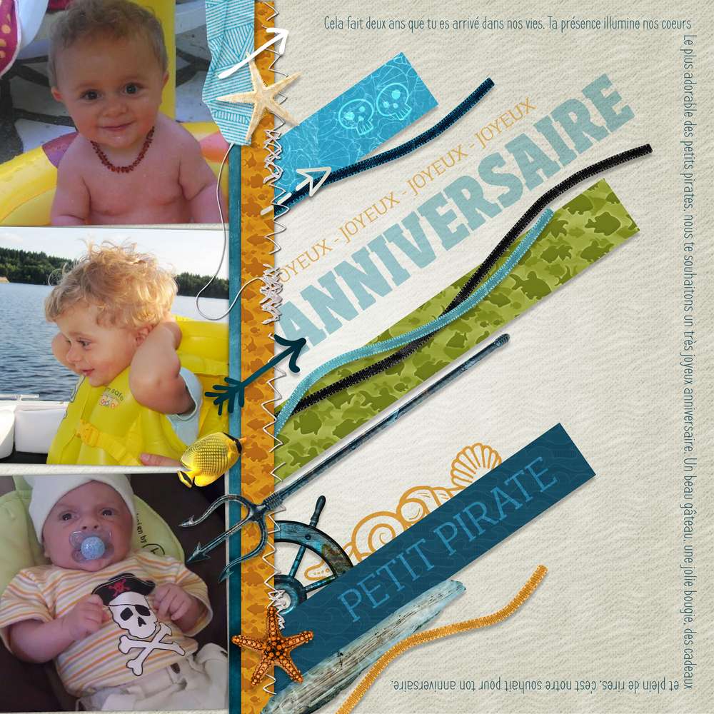 scraptober jour 24 anniversaire (de pirate)