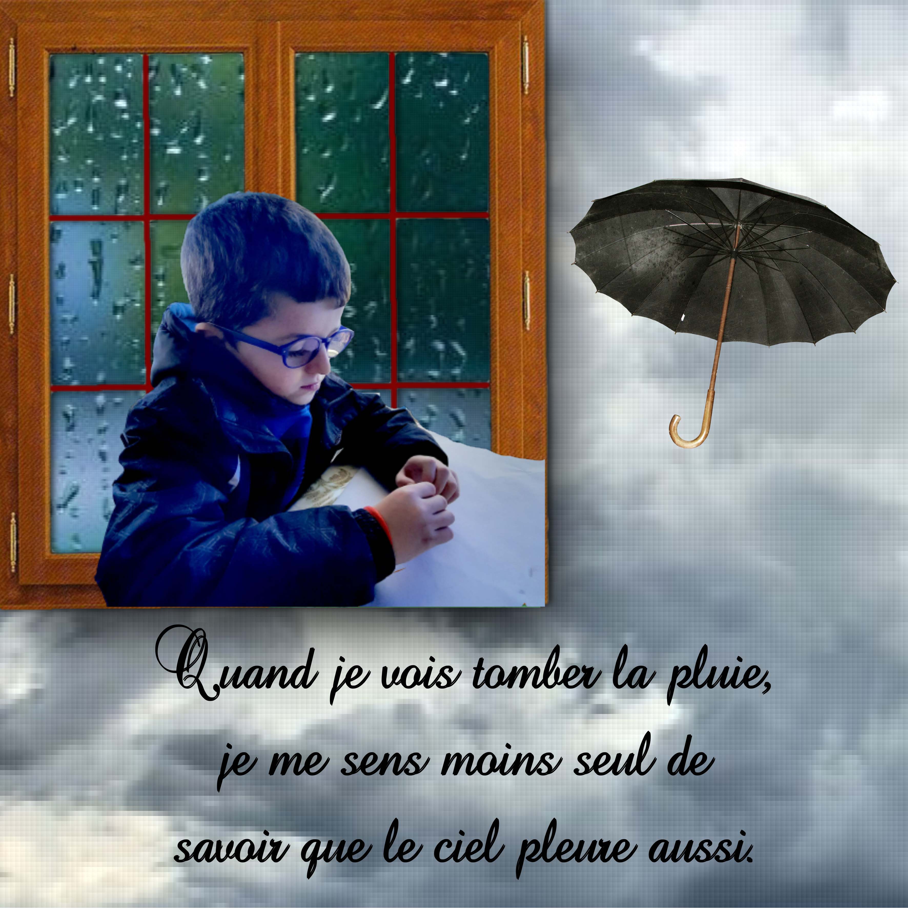Scraptober  La pluie