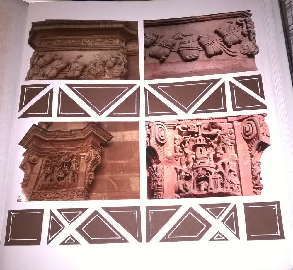 sculptures de la maison du marchand,Lunéville