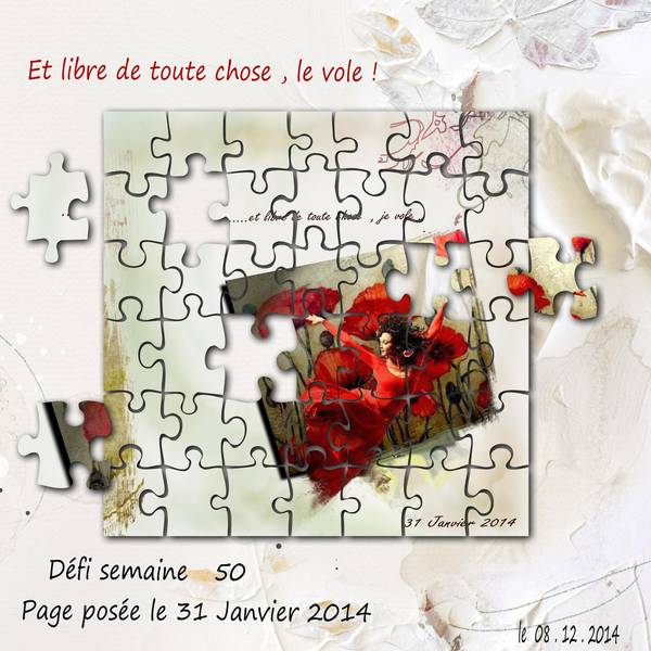 seconde page pour défi Laurette semaine 50