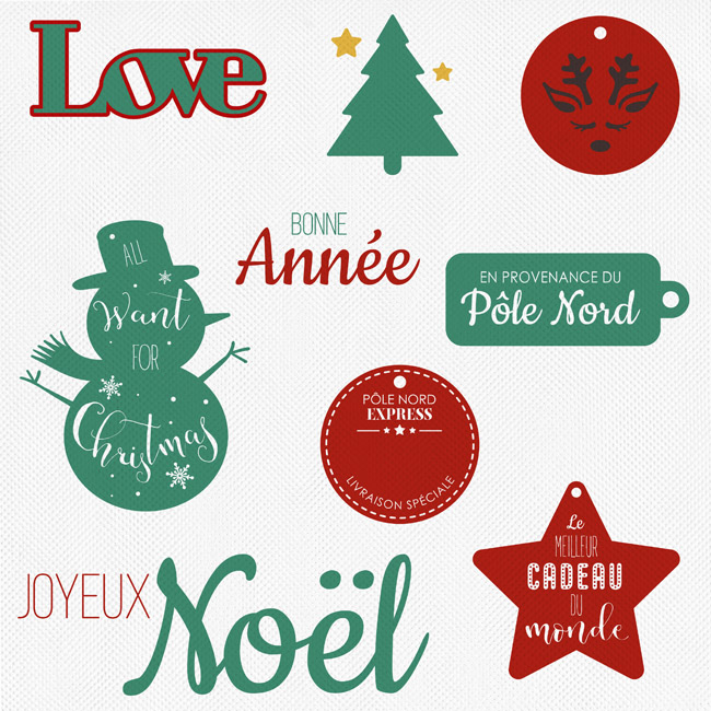 Set cadeaux de Noël