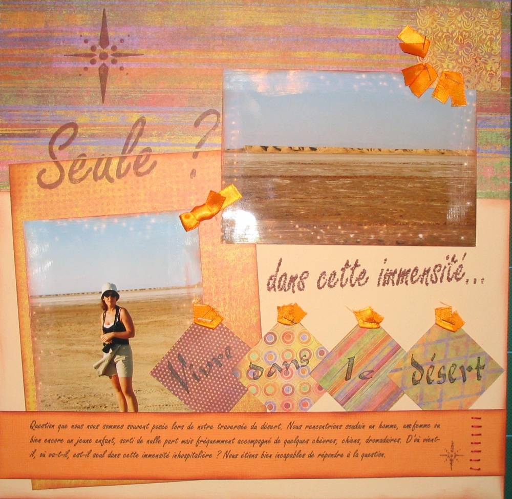 Seule... dans le désert