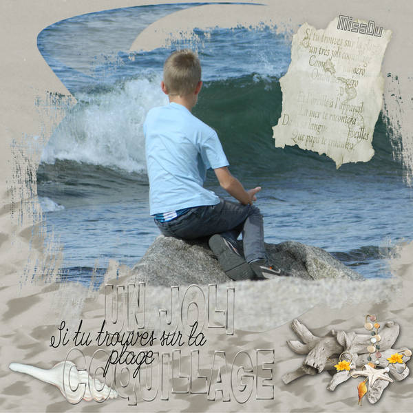 si tu trouves sur la plage....