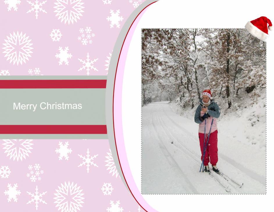 Ski de fond et téléphone