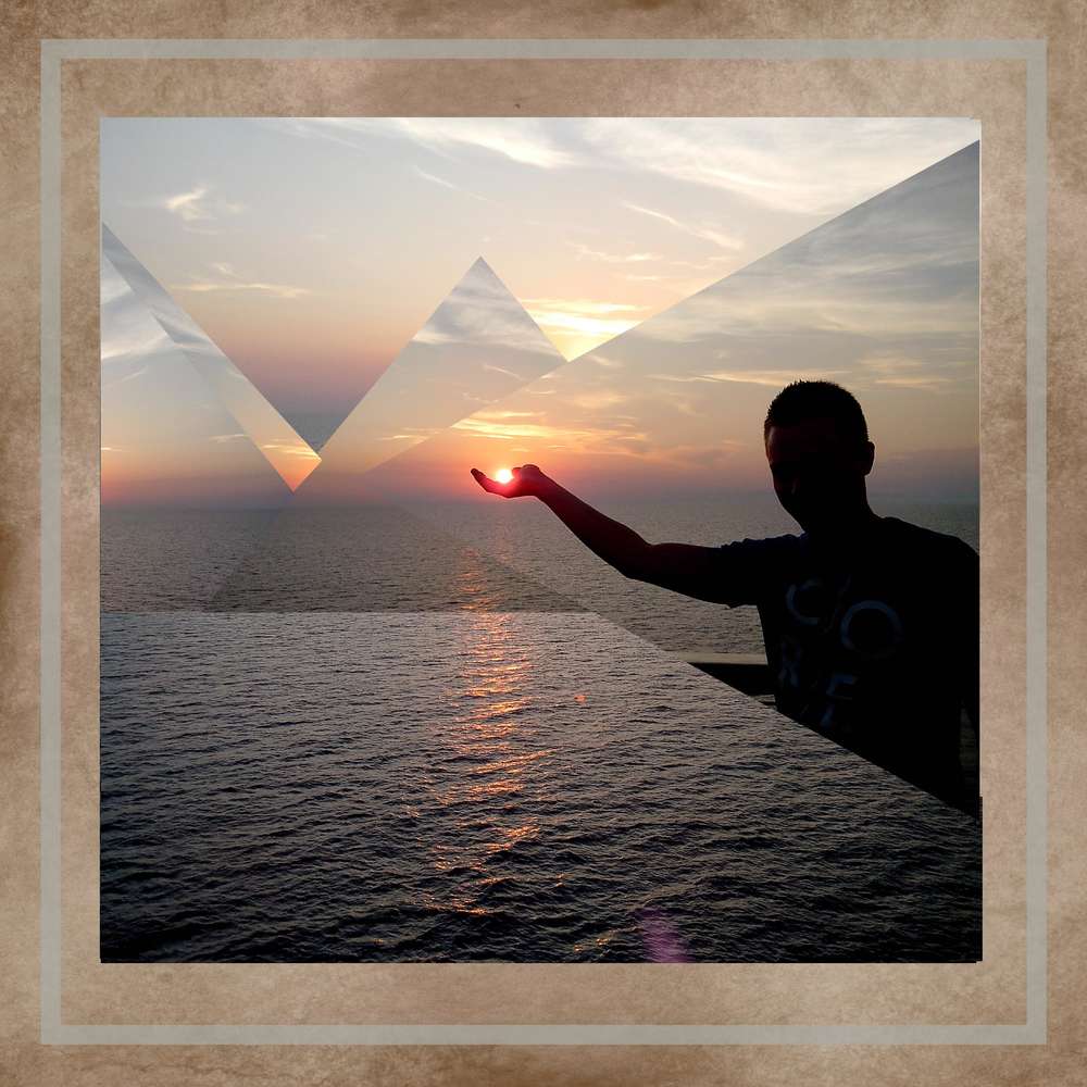 Soleil couchant sur la mer