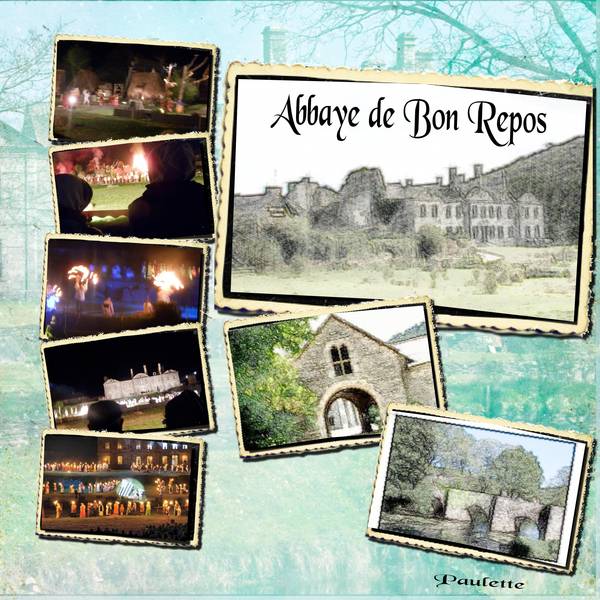 son et lumière à l'abbaye de bon repos