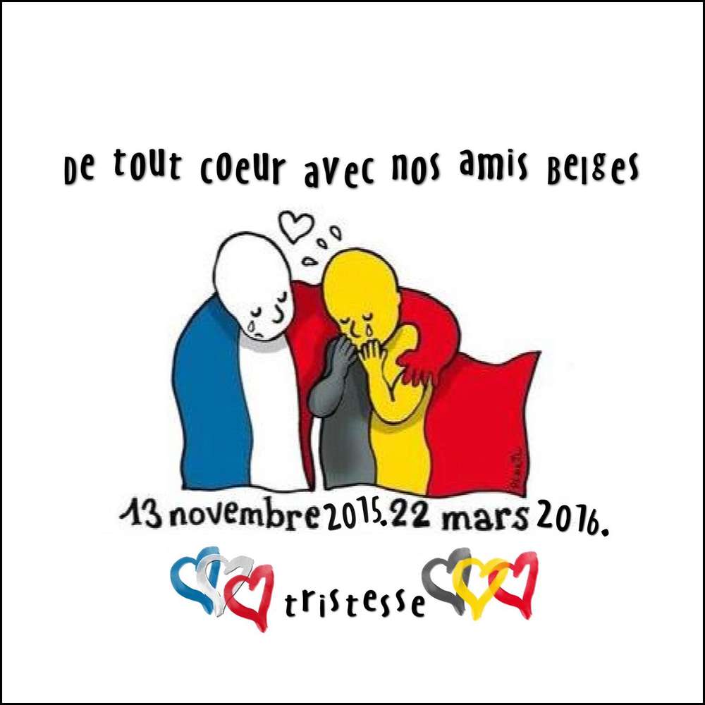 Soutien pour nos amis Belges