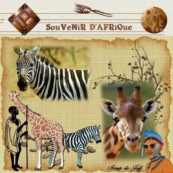 Souvenir d' Afrique.