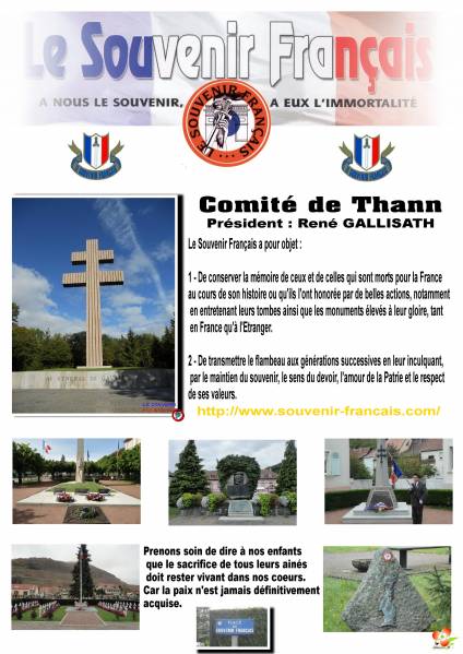 souvenir français de thann