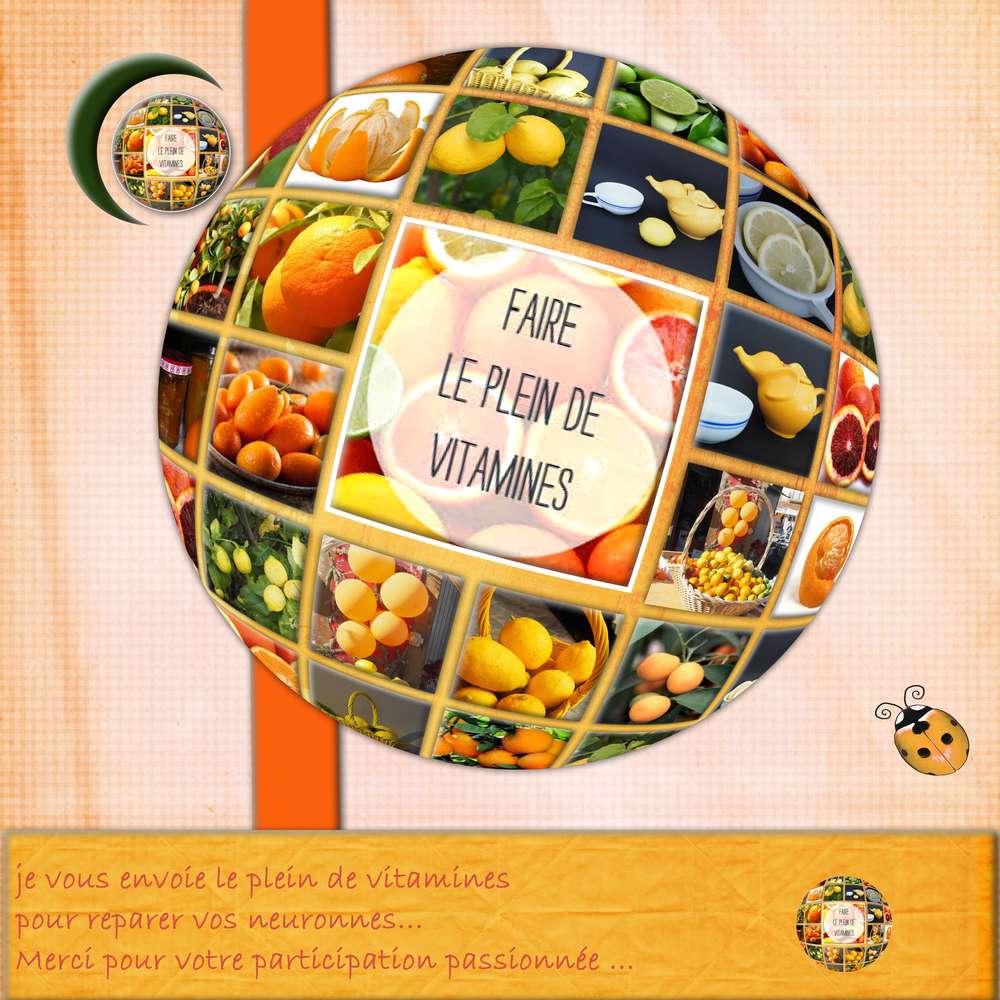 sphère vitaminée pour dire merci