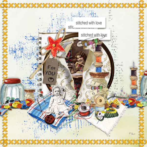 "Stitched With Love" de VanillaM Designs
