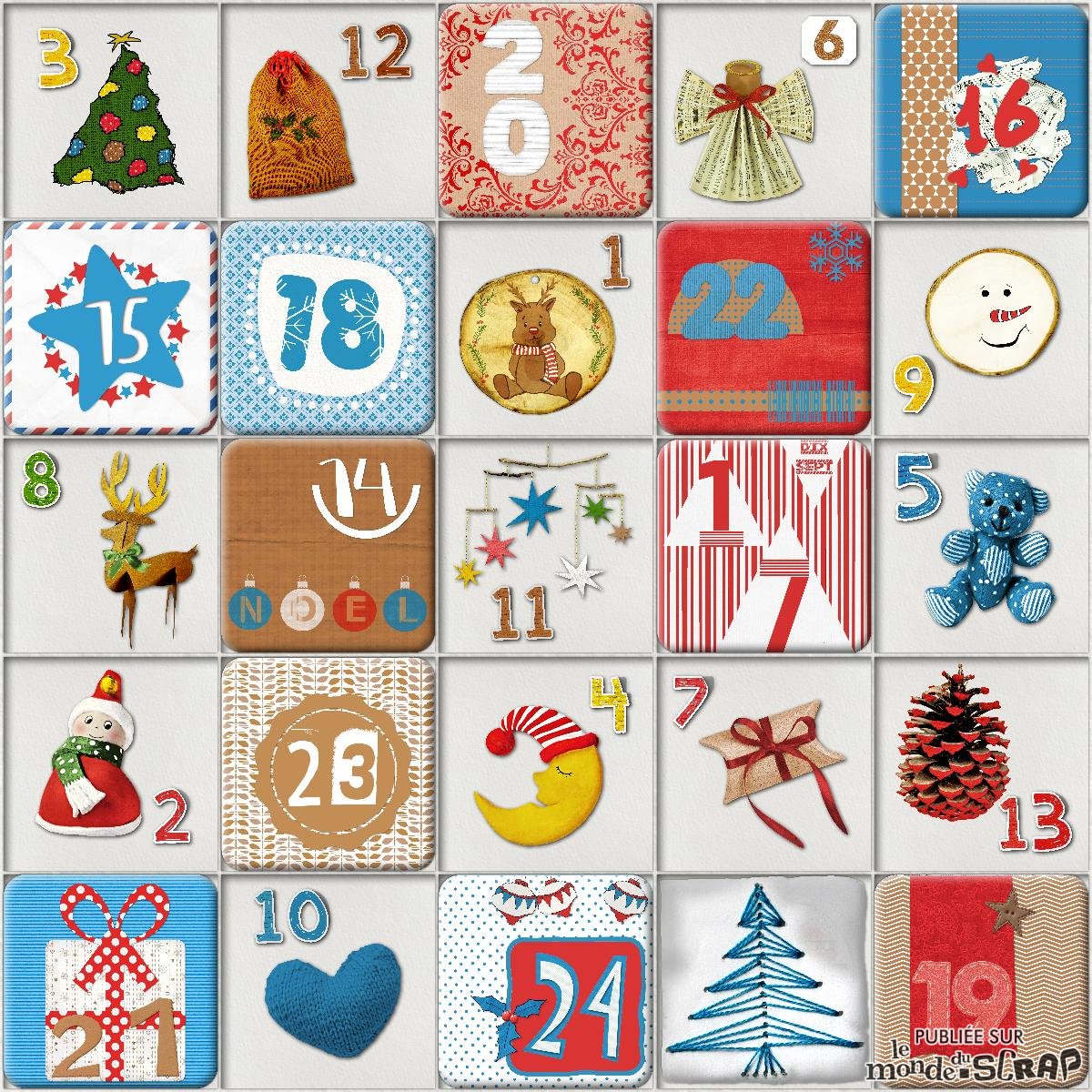 Suite de mon calendrier de l'Avent