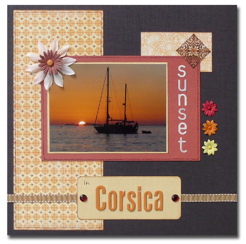 Sunset in Corsica