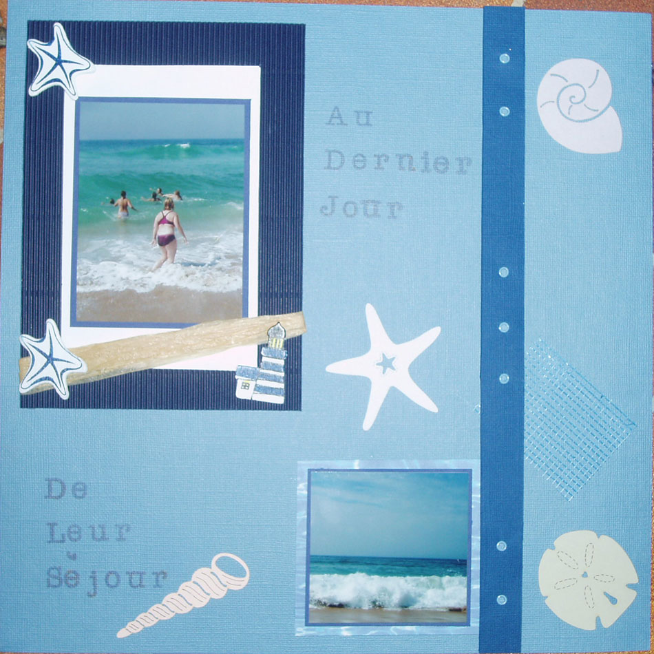 Sur la plage abandonnée (droite)