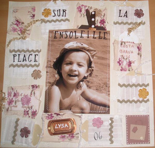 Sur la plage ensoleillé