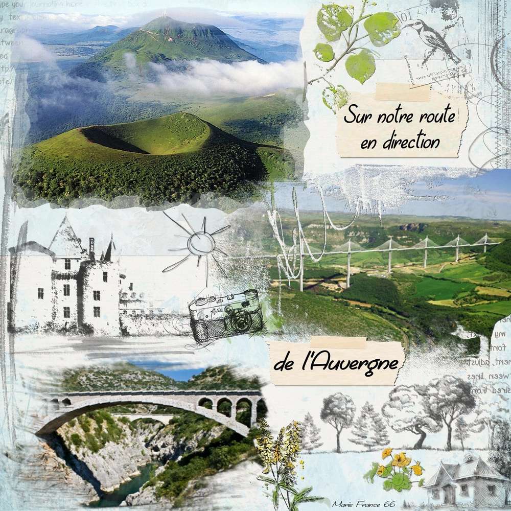 SUR LA ROUTE POUR L'AUVERGNE