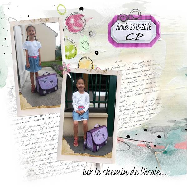 sur le chemin de l'école...