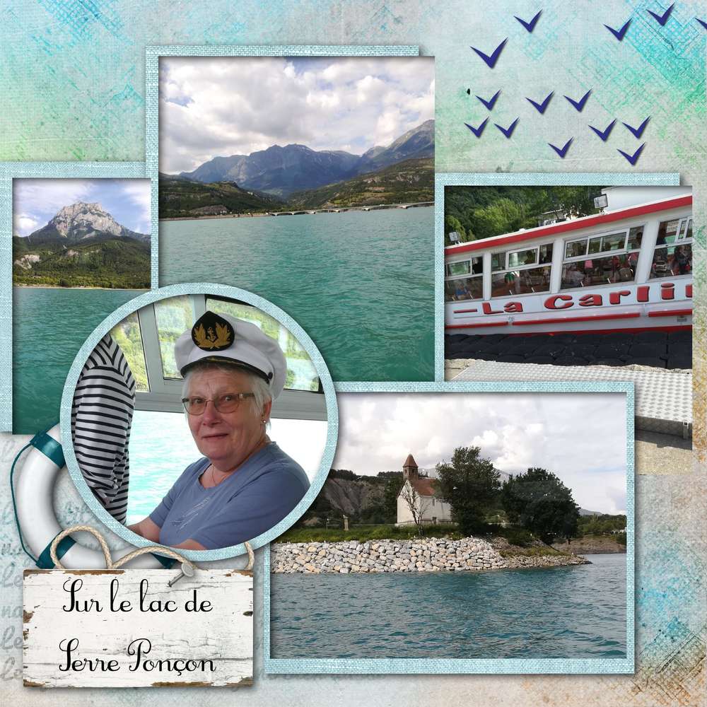 Sur le lac de Serre Ponçon