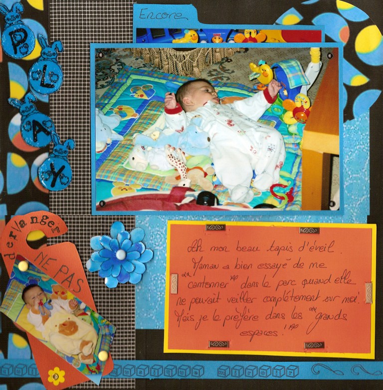 Sur mon tapis d'éveil