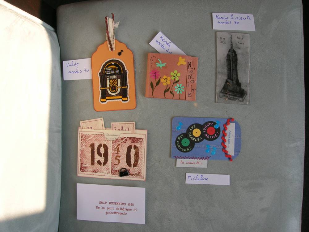 Swap décennies Groupe 1