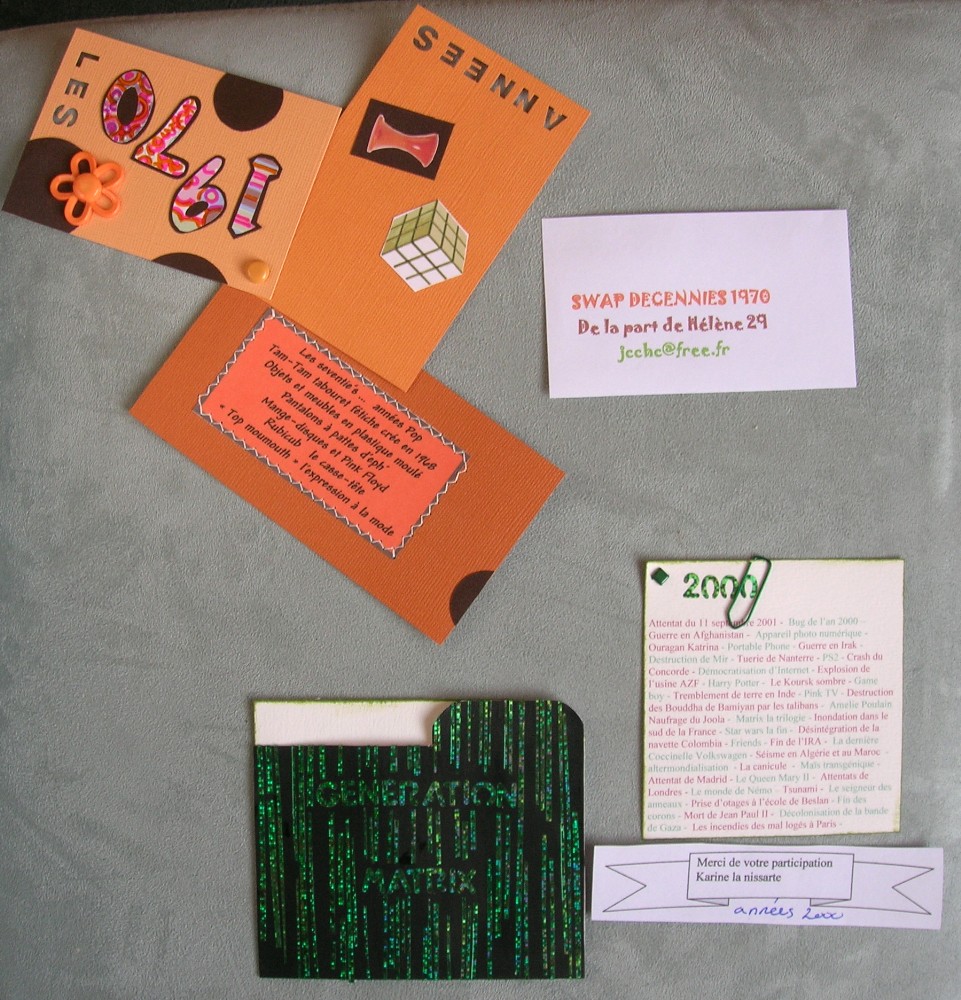 Swap décennies Groupe 2