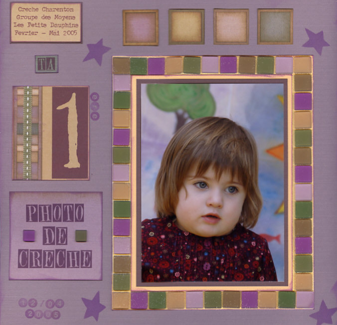 Ta première photo de crèche