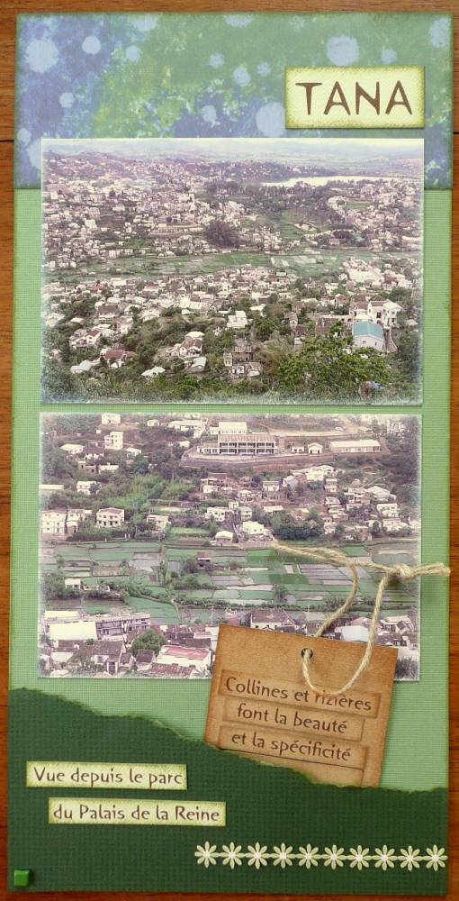 Tana : collines et rizières