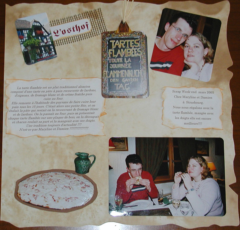 Tarte flambée en Alsace