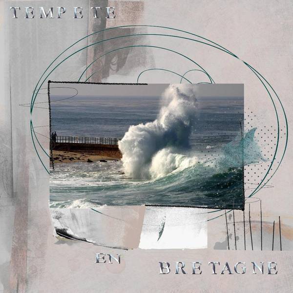 Tempête en Bretagne
