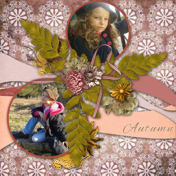 Template BEAUTIFUL FLOWERS de Angelique's scrap